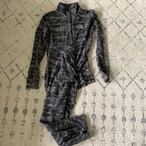 Charcoal gray lounge set